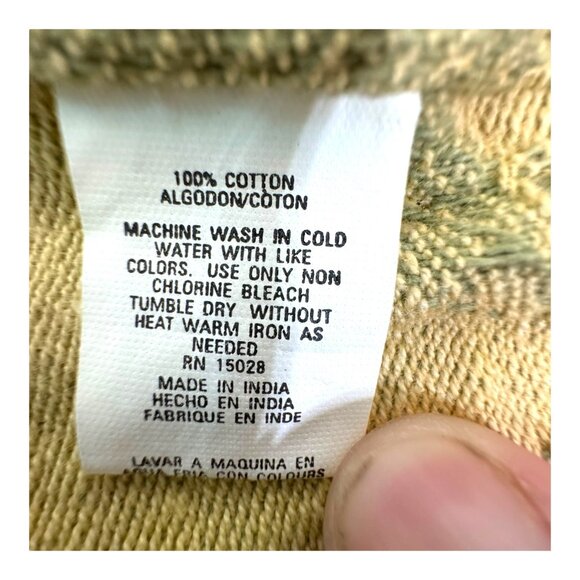 Set 6 Palm Tree Pattern Cotton Placemats Fabric Napkins Coastal Beach House READ - Picture 6 of 9